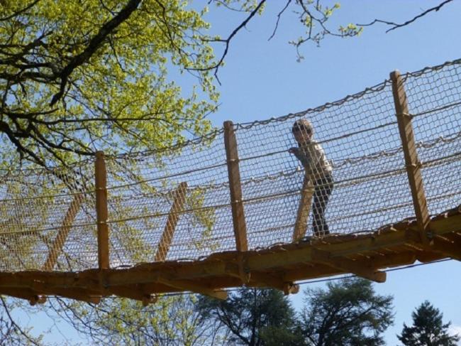 Cabane Perchee Dans Les Arbres Saint-Hilaire-en-Morvan Luaran gambar