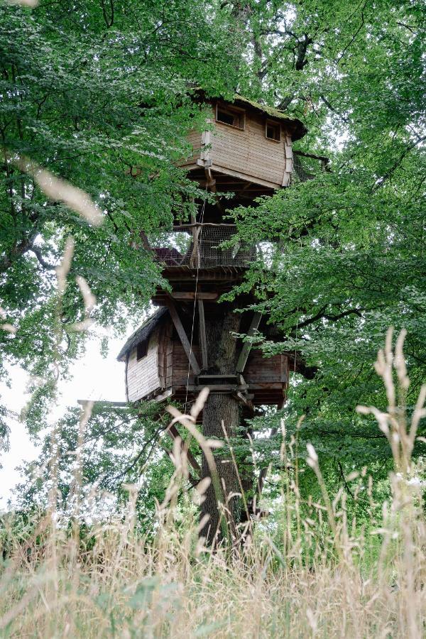 Cabane Perchee Dans Les Arbres Saint-Hilaire-en-Morvan Luaran gambar
