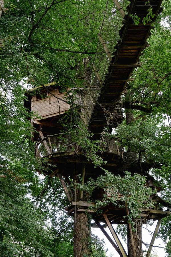 Cabane Perchee Dans Les Arbres Saint-Hilaire-en-Morvan Luaran gambar